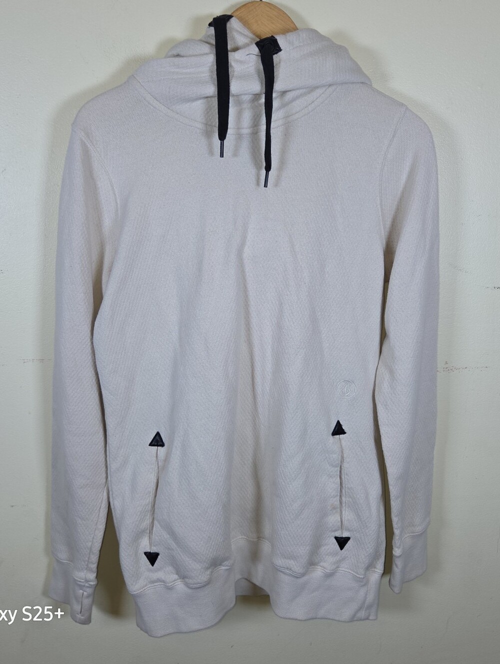 Volcom Long Tall Tower Pullover Fleece Hoodie Women's Medium Gorpcore Preppy